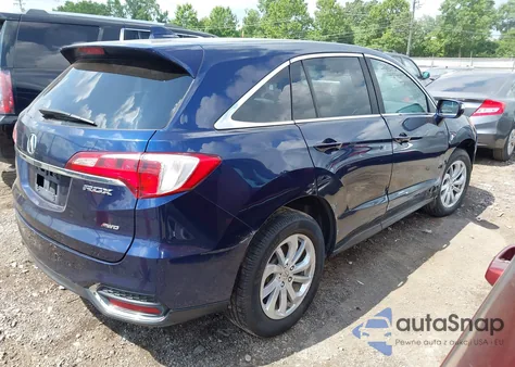 2018 Acura Rdx Technology z USA, uszkodzony, nr VIN 5J8TB4H53JL001871